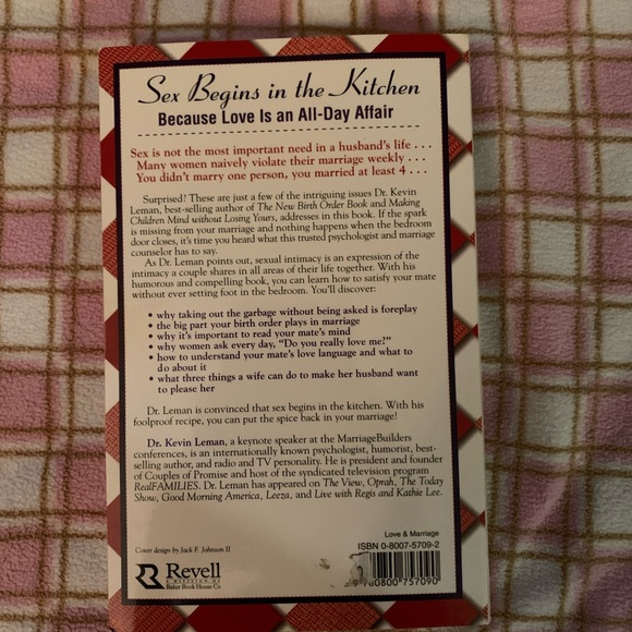 Sex Begins in the Kitchen by Dr. Kevin Leman - Picture 2 of 5